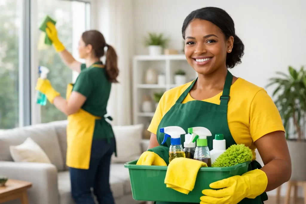 Professional house cleaners providing residential cleaning services in Fort Washington, MD.